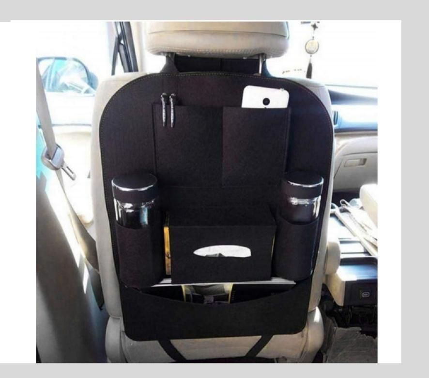 Compatible Multi-Pocket Seat Back Storage Bag Organizer Holders	 Pack of 2